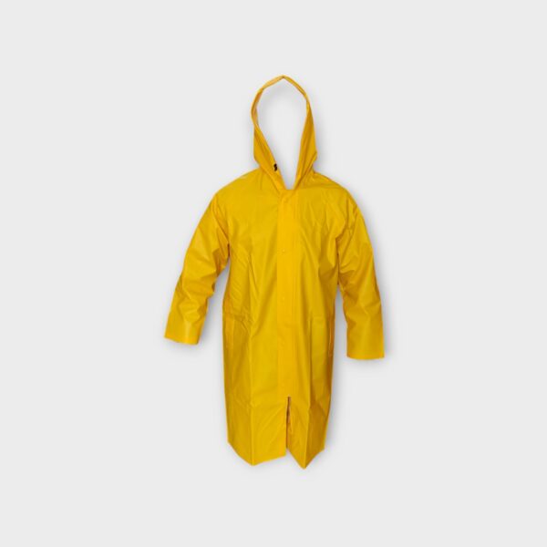 IMPERMEABLE TIPO GABARDINA AMARILLO